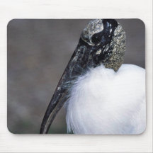 Cigogne en bois tapis de souris
