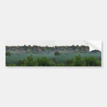 Cigognes en bois sur des échelles adhésifs pour voiture