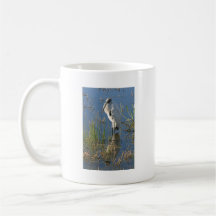 Cigognes en bois tasse à café