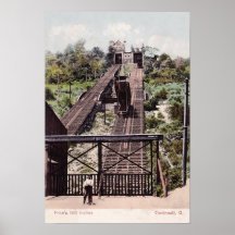 Cincinnati Ohio Price's Hill Incline Posters
