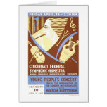 Cincinnati Orchestra 1939 WPA Card