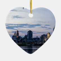 Cincinnati Skyline Ornament