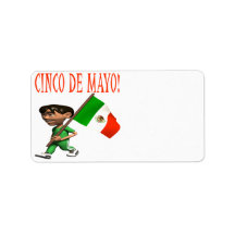Cinco De Mayo Address Label