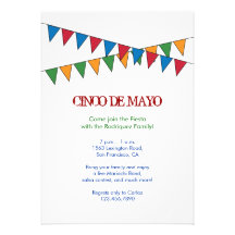 Cinco de Mayo Banner Invitation