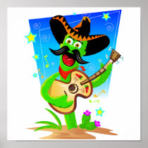 Cinco De Mayo Cactus Posters