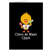 Cinco de Mayo Chick Greeting Card cards