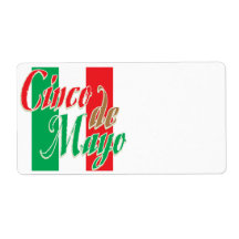 Cinco De Mayo Labels