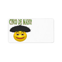 Cinco De Mayo Labels