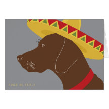 Cinco de Vizsla Card