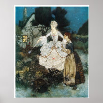 Cinderella and Fairy Godmother Print