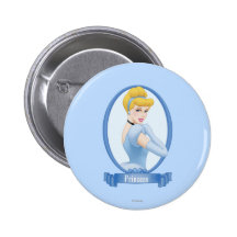 Cinderella Princess Button