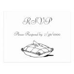 Cinderella Slipper Custom RSVP Postcards