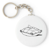 Cinderella Slipper Vintage Fairytale Art Key Chain