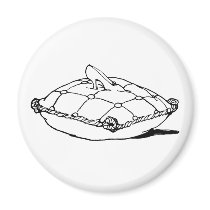 Cinderella Slipper Vintage Fairytale Art Refrigerator Magnet