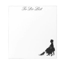 Cinderella's To Do List Notepad