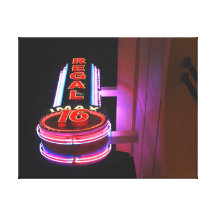 Cinema Stretched Canvas Print