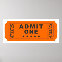 Cinema Ticket Posters