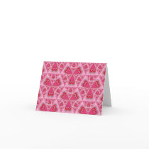 Cinnamon Hearts Abstract Note Card cards