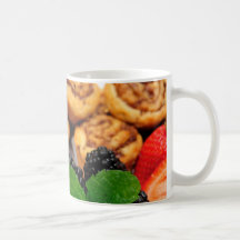 Cinnamon Rolls and Berries Coffee Mugs