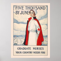 Cinq mille avant juin - infirmières licenciées req poster