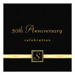 cinquantième anniversaire - invitations classiques