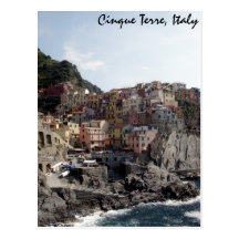 Cinque Terre, Italy Post Card
