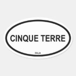 CINQUE TERRE OVAL STICKERS