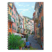 Cinque Terre Seaside Italy Notebook