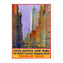 Cinquième Avenue - New York Cartes Postales
