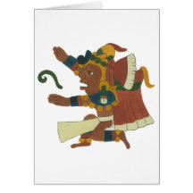 Cinteotl - Aztec / Mayan Creator God Hälsningskort