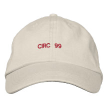 CIRC 99 EMBROIDERED BASEBALL CAPS