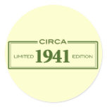 circa 1941 stickers