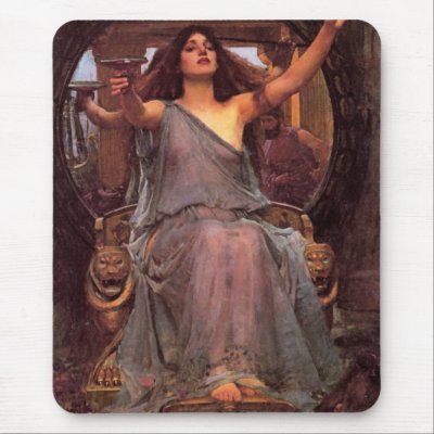 "Circe Offering the Cup to Odysseus" Mouse Pads by IrishPirateQueen