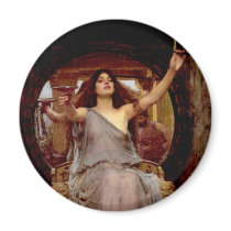 Circe Offering the Cup to Odysseus - Round Magnet