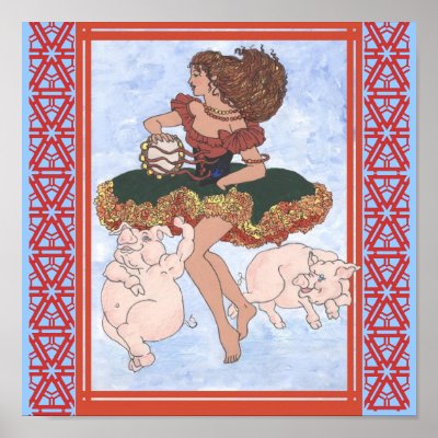 Circe's Fandango Print by redqueenself
