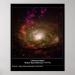 Circinus Galaxy Hubble Telescope Print