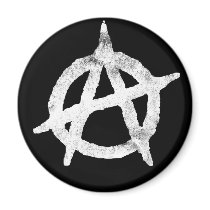 'circle a' anarchy symbol magnets