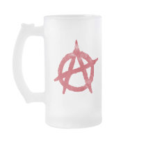 'circle a' anarchy symbol coffee mug