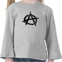 'circle a' anarchy symbol shirts