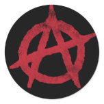 'circle a' anarchy symbol stickers