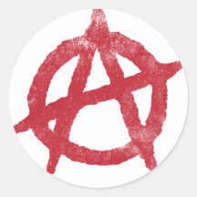 'circle a' anarchy symbol stickers