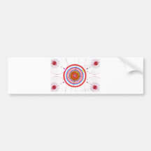 Circle Art Bumper Stickers