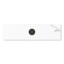 Circle Black c Sq Circle Trans 2 The MUSEUM Zazzle Bumper Stickers