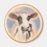 Circle Cow Magnet