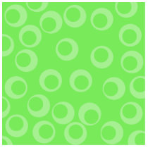 Circle design in green. Retro pattern. Custom Photo Sculpture