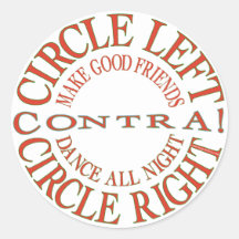 Circle Left, Circle Right Stickers