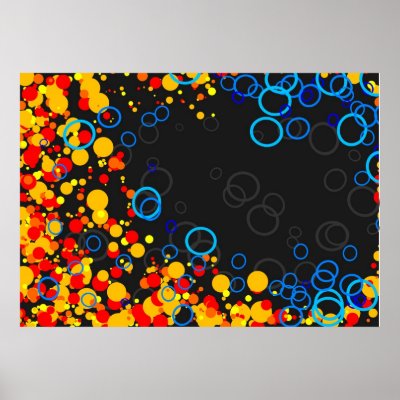 Circle Mania Print by prawny