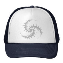 circle mesh hat