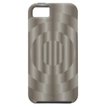 Circle Metallic Silver iPhone 5