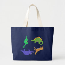 Circle of Dinosaurs bag